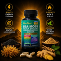 Vidonge vya Nguvu za Kiume: Sea Moss, Mafuta ya Black Seed, Ashwagandha na Tangawizi